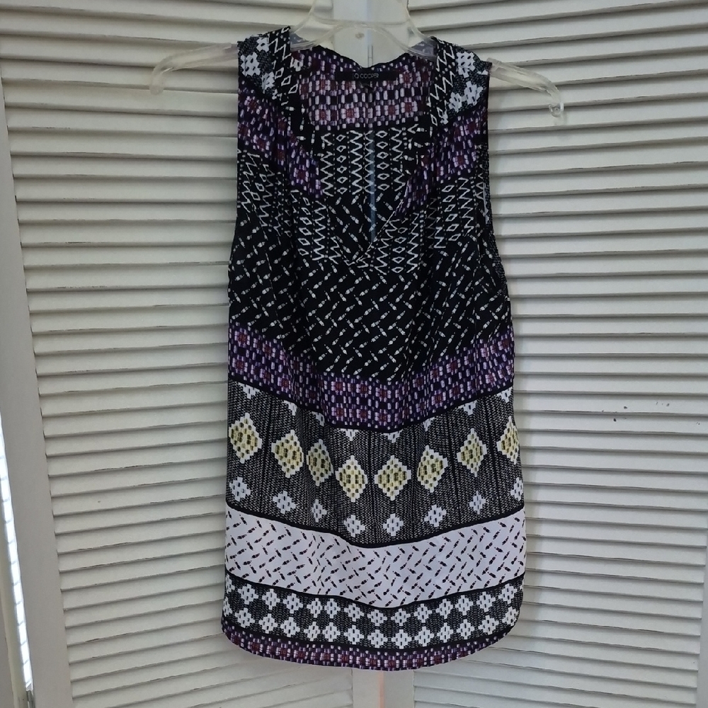 Boho Patterned Sleeveless Top - LP